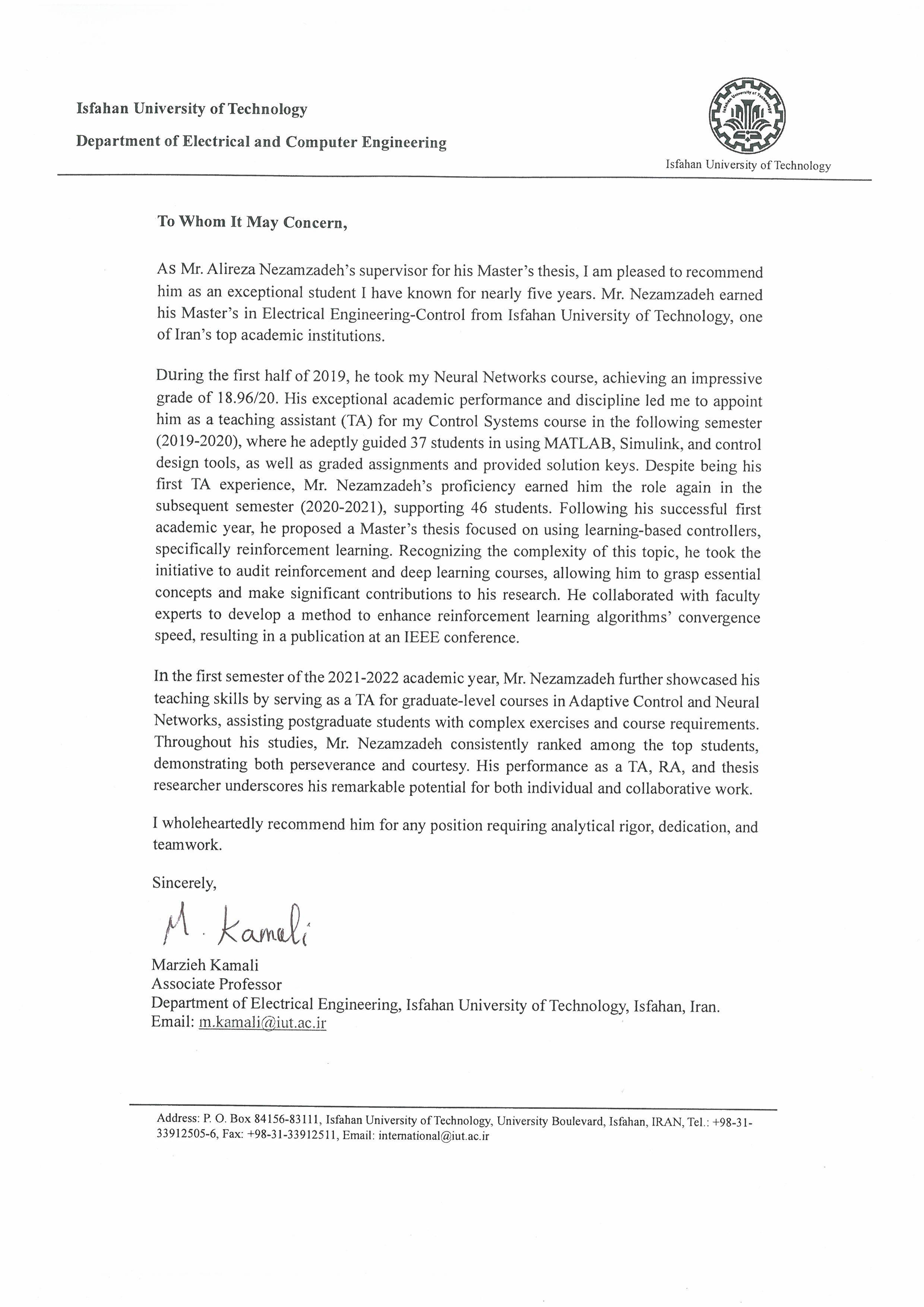 Teaching Assistant Certificate